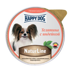 Happy dog - Паштет для собак телятина с индейкой