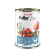 Italian Way - Консервы для собак с чувствительной кожей с лососем,томатами и рисом