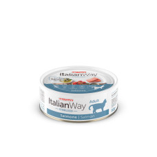 Italian Way - Консервы безглютеновые для стерилизованных кошек, с лососем (Sterilized Salmon / Herrings)