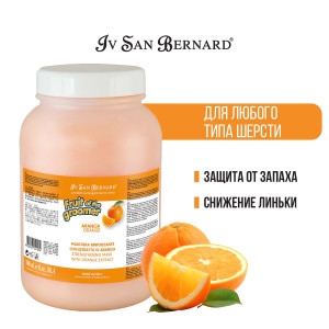 Маска восстанавливающая для слабой выпадающей шерсти с силиконом, 3 л (orange)