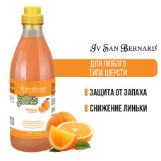 Iv San Bernard - Шампунь для слабой выпадающей шерсти с силиконом, fruit of the grommer orange, 1 л