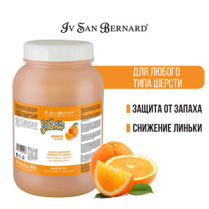 Iv San Bernard - Шампунь для слабой выпадающей шерсти с силиконом, fruit of the grommer orange, 3,25 л