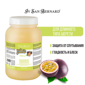 Iv San Bernard - Шампунь для длинной шерсти с протеинами, fruit of the grommer maracuja, 3,25 л