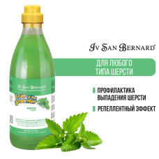 Iv San Bernard - Шампунь для любого типа шерсти с витамином в6, fruit of the grommer mint, 1 л