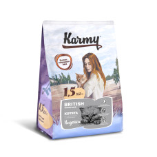 Karmy - Корм для беременных и кормящих кошек и котят в возрасте до 1 года породы британская короткошерстная