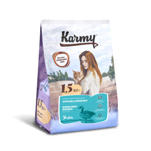 Karmy - Корм для кошек, склонных к пищевой аллергии с уткой