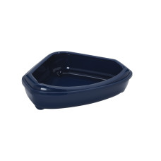Moderna - Туалет-лоток угловой с рамкой corner+rim, 55х45х13, черничный (corner tray  with rim)