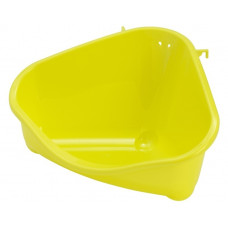 Moderna - Туалет для грызунов pet's corner угловой средний, 35х24х18, лимонно-желтый (pet's corner medium)