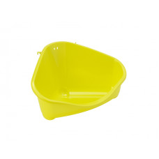 Moderna - Туалет для грызунов pet's corner угловой большой, 49х33х26, лимонно-желтый (pet's corner large)