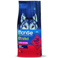 Monge - Корм для собак всех пород, из мяса оленя (dog bwild low grain)
