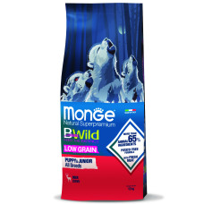 Monge - Корм для щенков всех пород, из мяса оленя (dog bwild low grain puppy & junior)