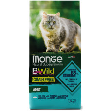Monge - Корм для кошек, из трески, картофеля и чечевицы, беззерновой (cat bwild grain free)