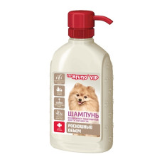 Mr.Bruno - Шампунь-кондиционер мицеллярный для собак с маслом оливы и мицеллярной водой  для густой шерсти "Роскошный обьем"