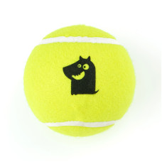 Mr.Kranch - Игрушка для собак Теннисный мяч большой 10 см желтый