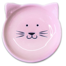 Mr.Kranch - Блюдце керамическое мордочка кошки 80 мл розовое