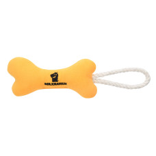 Mr.Kranch - Игрушка для собак мелких и средних пород косточка с канатом 31х9х4см, желтая