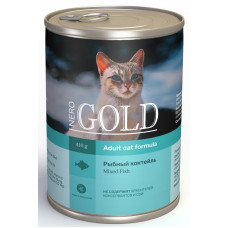 NERO GOLD - Консервы для кошек "рыбный коктейль" (mixed fish)