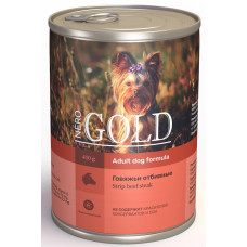 NERO GOLD - Консервы для собак "говяжьи отбивные" (strip beef steak)
