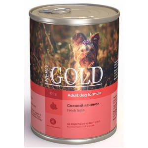 NERO GOLD - Консервы для собак "свежий ягненок" (lamb)