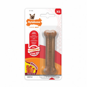 Nylabone - Косточка экстра-жесткая, аромат бекона, XL (Dura Chew Bacon) 