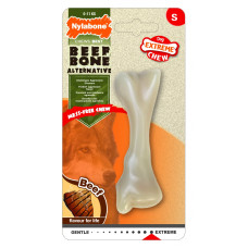 Nylabone - Косточка экстра-жесткая, аромат говядины, XS (Extreme Chew Beef Bone)