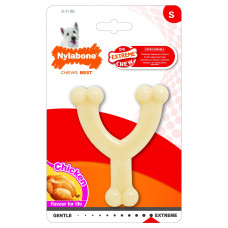 Nylabone - Косточка-рогатка, экстра-жесткая, аромат курицы, S (Extreme Chew Wishbone)