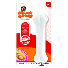 Nylabone - Косточка экстра-жесткая, аромат курицы, M (Extreme Chew Chicken)