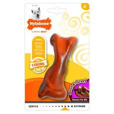 Nylabone - Кость жесткая, аромат говядины с соусом, S (Strong Chew Bone Beef & Gravy)