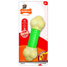 Nylabone - Косточка экстра-жесткая, аромат бекона, M (Extreme Chew Double Action Chew)