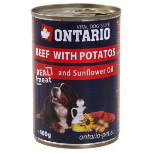 Ontario - Консервы для собак: говядина и картофель