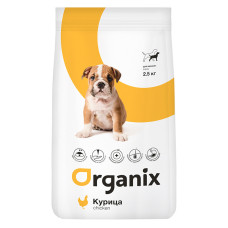 Organix - Корм для щенков, с курицей (puppy chicken) 