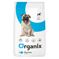 Organix - Корм для собак, со свежим лососем и рисом (adult dog salmon) 