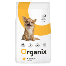 Organix - Корм для собак малых пород (adult dog small breed chicken)