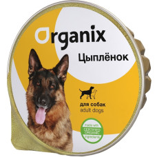 Organix - Консервы для собак с цыпленком.