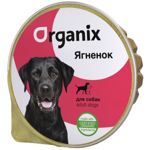 Консервы для собак с ягненком., упаковка 16шт x 0.125кг