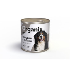 Organix - Консервы для собак говядина с  рубцом.