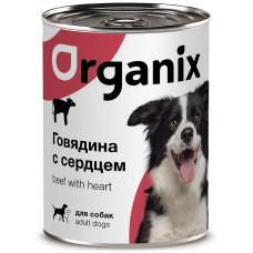 Organix - Консервы для собак говядина с сердцем, упаковка 45шт x 0.1кг