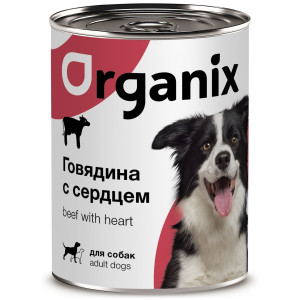 Консервы для собак говядина с сердцем, упаковка 45шт x 0.1кг