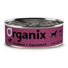 Organix - Консервы для собак говядина с бараниной , упаковка 45шт x 0.1кг