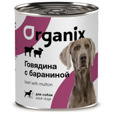 Organix - Консервы для собак говядина с бараниной , упаковка 15шт x 0.41кг