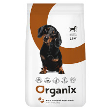 Organix - Корм для собак, с уткой и картофелем  (Adult Dogs Duck and Potato)