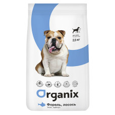 Organix - Корм для собак с форелью и лососем (Adult dogs salmon and trout)