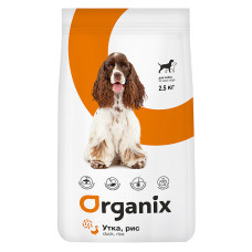 Organix - Корм для собак, контроль веса, с уткой и рисом (Weight Control Adult Dogs Duck and Rice)