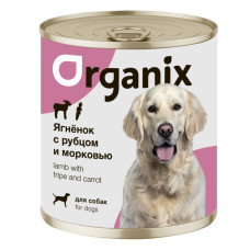 Organix - Консервы для собак, ягненок с рубцом и морковью, упаковка 9шт x 0.4кг