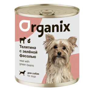 Консервы для собак, телятина с зеленой фасолью, упаковка 9шт x 0.75кг