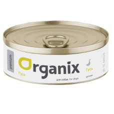 Organix - Консервы премиум для собак с гусем 99%