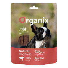 Organix - Лакомство для собак малых пород "Нарезка из филе говядины" 100% мясо