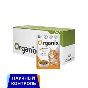 Паучи для котят индейка в желе, упаковка 25шт x 85гр