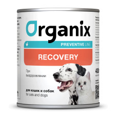 Organix - Консервы для кошек и собак в период анорексии, выздоровления и послеоперационного восстановления (recovery), упаковка 12шт x 0.24кг
