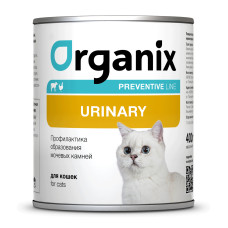 Organix - Консервы для кошек, профилактика образования мочевых камней (urinary), упаковка 12шт x 0.24кг